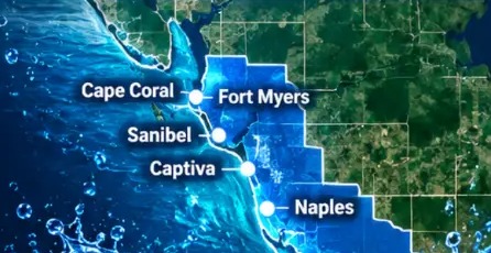 Map of Southwest Florida service areas